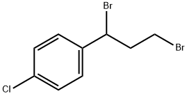 1-Chloro-4-(1,3-dibromopropyl)benzene Structure