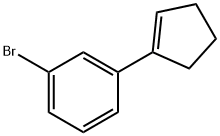 1-Bromo-3-cyclopentenylbenzene Structure