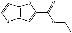 티에노[3,2-b]티오펜-2-카르복실산에틸에스테르 구조식 이미지
