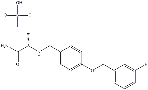 Safinamide mesylate Structure