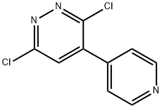 3,6-Dichloro-4-(4-pyridinyl)pyridazine 구조식 이미지