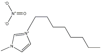 1-Methyl-3-octyl-1H-imidazolium nitrate Structure