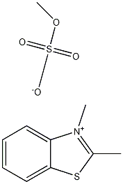 2,3-디메틸벤조티아졸륨메틸설페이트 구조식 이미지