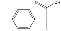 2-Methyl-2-(p-tolyl)propanoic Acid
 Structure