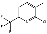 2-클로로-3-요오도-6-(트리플루오로메틸)피리딘 구조식 이미지