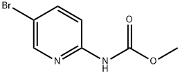 메틸5-브로모피리딘-2-일카르바메이트 구조식 이미지