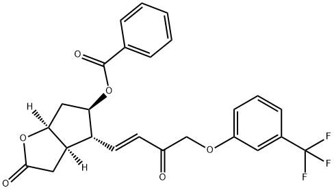 208111-98-2 (3aR,4R,5R,6aS)-5-(Benzoyloxy)hexahydro-4-[(1E)-3-oxo-4-[3-(trifluoromethyl)phenoxy]-1-buten-1-yl]-2H-cyclopenta[b]furan-2-one