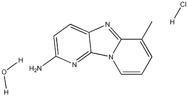 2-Amino-6-methyldipyrido[1,2-a:3',2'-d]imidazole Hydrochloride Hydrate 구조식 이미지