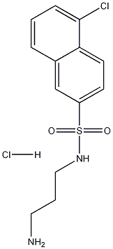 N-(3-Aminopropyl)-5-chloro-2-naphthalenesulfonamide Hydrochloride Structure