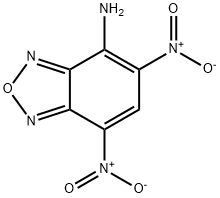 4-Amino-5,7-dinitrobenzofurazan Structure