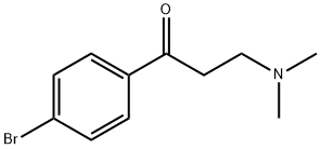 3-(Dimethylamino)-4'-bromopropiophenone 구조식 이미지