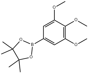 4,4,5,5-테트라메틸-2-(3,4,5-트리메톡시페닐)-1,3,2-디옥사보롤란 구조식 이미지