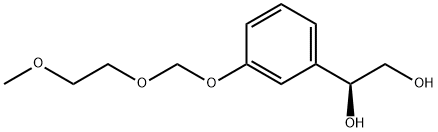 (1S)-1-[3-[(2-Methoxyethoxy)methoxy]phenyl]-1,2-ethanediol 구조식 이미지