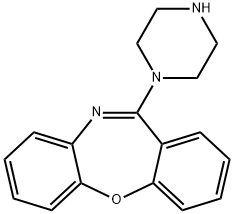 11-피페라지닐디벤즈[b,f][1,4]옥사제핀 구조식 이미지