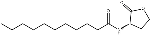 N-[(3S)-TETRAHYDRO-2-OXO-3-FURANYL]-UNDECANAMIDE Structure