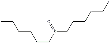 1-hexylsulfinylhexane Structure