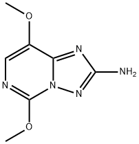 2-아미노-5,8-디메톡시-[1,2,4]트리아졸로[1,5-c]피리미딘 구조식 이미지