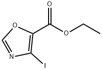 4-요오도-옥사졸-5-카르복실산에틸에스테르 구조식 이미지