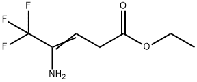 4-아미노-5,5,5-트리플루오로-3-펜텐산에틸에스테르 구조식 이미지