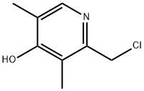 2-Chloromethyl-3,5-dimethylpyridin-4-ol 구조식 이미지