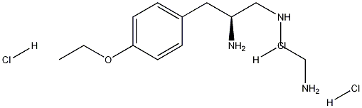 (S)-N1-(2-aminoethyl)-3-(4-ethoxyphenyl)propane-1,2-diamine.3HCl Structure
