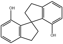 2,2',3,3'-Tetrahydro-1,1'-spirobi[1H-indene]-7,7'-diol 구조식 이미지