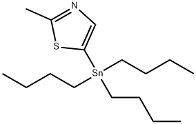 2-Methyl-5-(tributylstannyl)thiazole Structure
