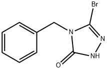 4-Benzyl-3-bromo-2-1,2,4-triazolin-5-one 구조식 이미지