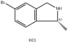 5-Bromo-2,3-dihydro-1-methyl-1H-isoindole hydrochloride 구조식 이미지