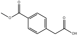 2-(4-(methoxycarbonyl)phenyl)acetic acid Structure