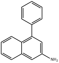 2-Amino-4-phenylnaphthalene Structure