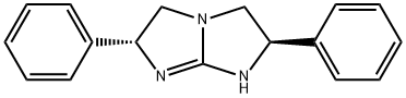 (2R,6R)-2,3,5,6-Tetrahydro-2,6-diphenyl-1H-imidazo[1,2-a]imidazole 구조식 이미지