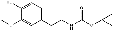 tert-부틸4-히드록시-3-메톡시페네틸카르바메이트 구조식 이미지