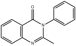 2-메틸-3-페닐-퀴나졸린-4-온 구조식 이미지