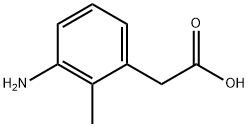 2-(3-amino-2-methylphenyl)acetic acid Structure