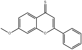 7-메톡시-2-페닐-4H-크로멘-4-온 구조식 이미지