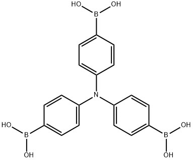 (Nitrilotri-4,1-phenylene)trisboronic acid Structure