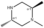 trans-1,2,5-trimethylpiperazine 구조식 이미지