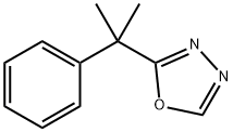 2-(2-페닐프로판-2-일)-1,3,4-옥사디아졸 구조식 이미지