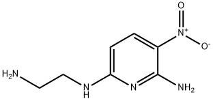 N6-(2-아미노에틸)-3-니트로-2,6-피리딘디아민 구조식 이미지