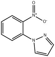 1-(2-Nitrophenyl)-1H-pyrazole 구조식 이미지