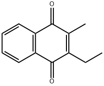 2-Ethyl-3-methyl-1,4-naphthoquinone Structure