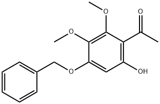 1-(4-(benzyloxy)-6-hydroxy-2,3-dimethoxyphenyl)ethanone Structure