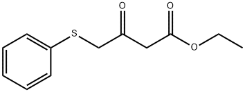 에틸3-옥소-4-(페닐티오)부타노에이트 구조식 이미지