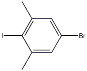 1-브로모-3,5-디메틸-4-요오도벤젠 구조식 이미지