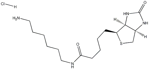 N-Biotinyl-1,6-hexanediamine Hydrochloride Structure