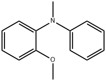 2-메톡시-N-메틸-N-페닐아닐린 구조식 이미지