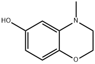 4-Methyl-3,4-dihydro-2H-benzo[1,4]oxazin-6-ol 구조식 이미지