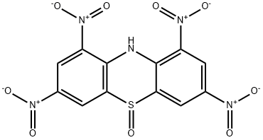 1,3,7,9-테트라니트로페노티아진5-옥사이드 구조식 이미지