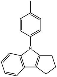 4-p-tolyl-1,2,3,4-tetrahydrocyclopenta[b]indole Structure